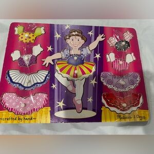 Melissa & Doug Purple Ballerina Dress-Up Puzzle